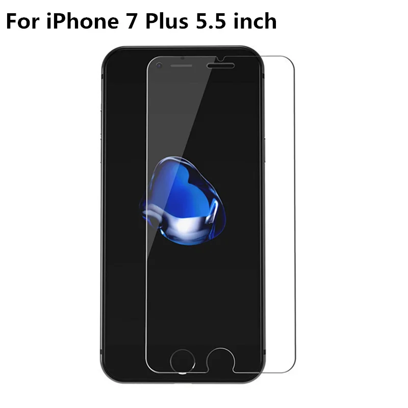 1 шт., 3 шт., 5 шт./партия, защита для экрана из закаленного стекла, для iPhone 5S, SE 6, 7, 8 PLus, защитный чехол премиум класса для XS, XR, XS MAX - Цвет: Glass For 7 Plus