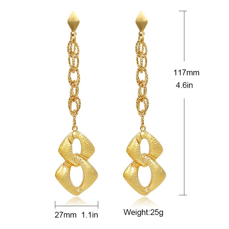 Солнечный ювелирные изделия Модные украшения 2021 длинные свисающие серьги для