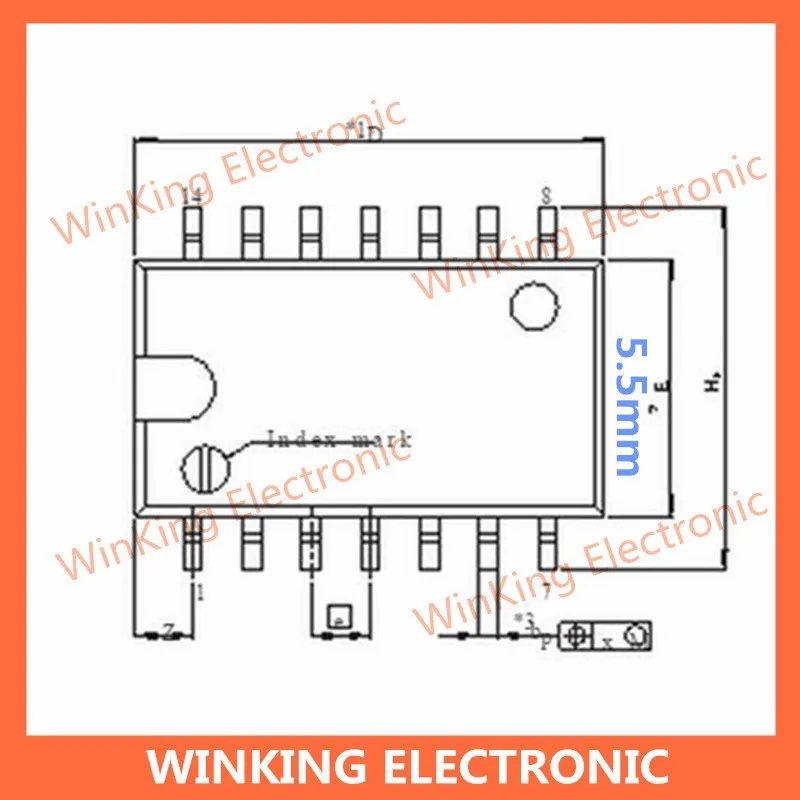 10 шт. HA17324AFP 324AF SOP14 5.5 мм ic чипов электронных компонентов|component audio video switch|component