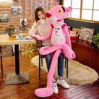 new 60 180 cm cute plush pink panther soft children toys animal doll baby kids children birthday gift 1 pcs