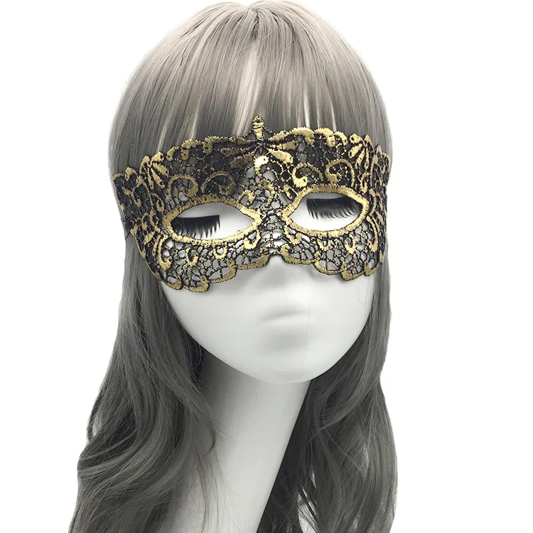 Женский костюм на Хэллоуин с вырезами маска для выпускного вечера аксессуары