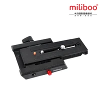miliboo myt804 rapid sliding mounting bracket quick release plate with 14 and 38 screw replace manfrotto