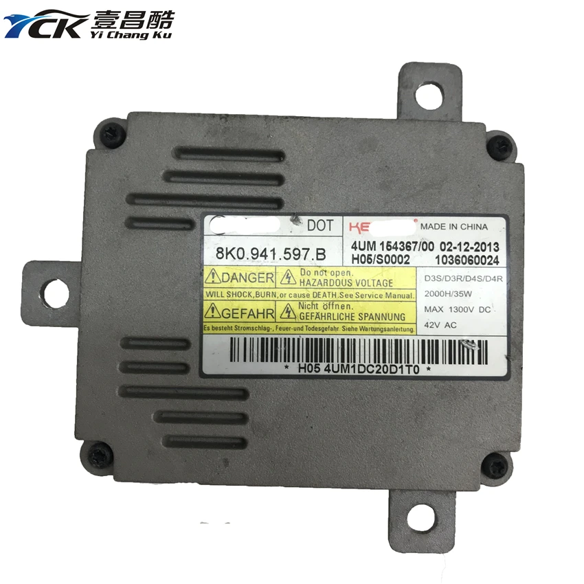 

1 шт. YCK оригинальный D3S D3R D4S D4R ксеноновый балласт 8K0.941.597.B 1036060024 8K0941597B автомобильные аксессуары оригинальные и б/у