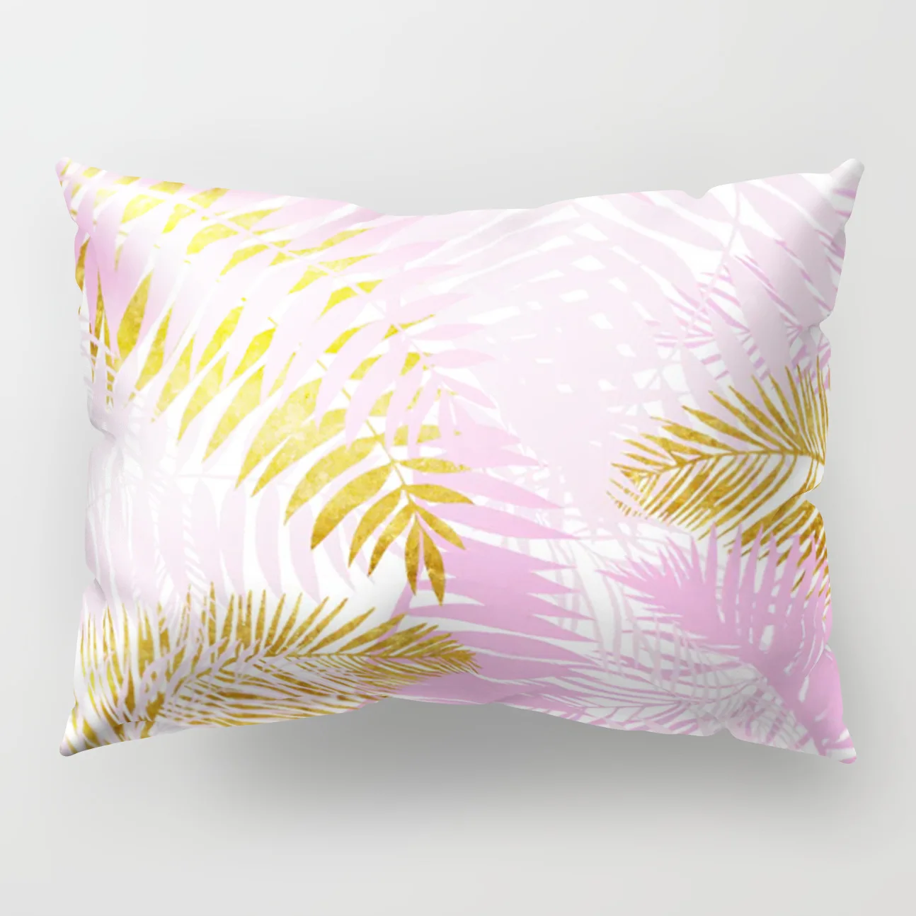 Хунбо тропический с узором в виде листьев полиэстер Наволочки прямоугольник