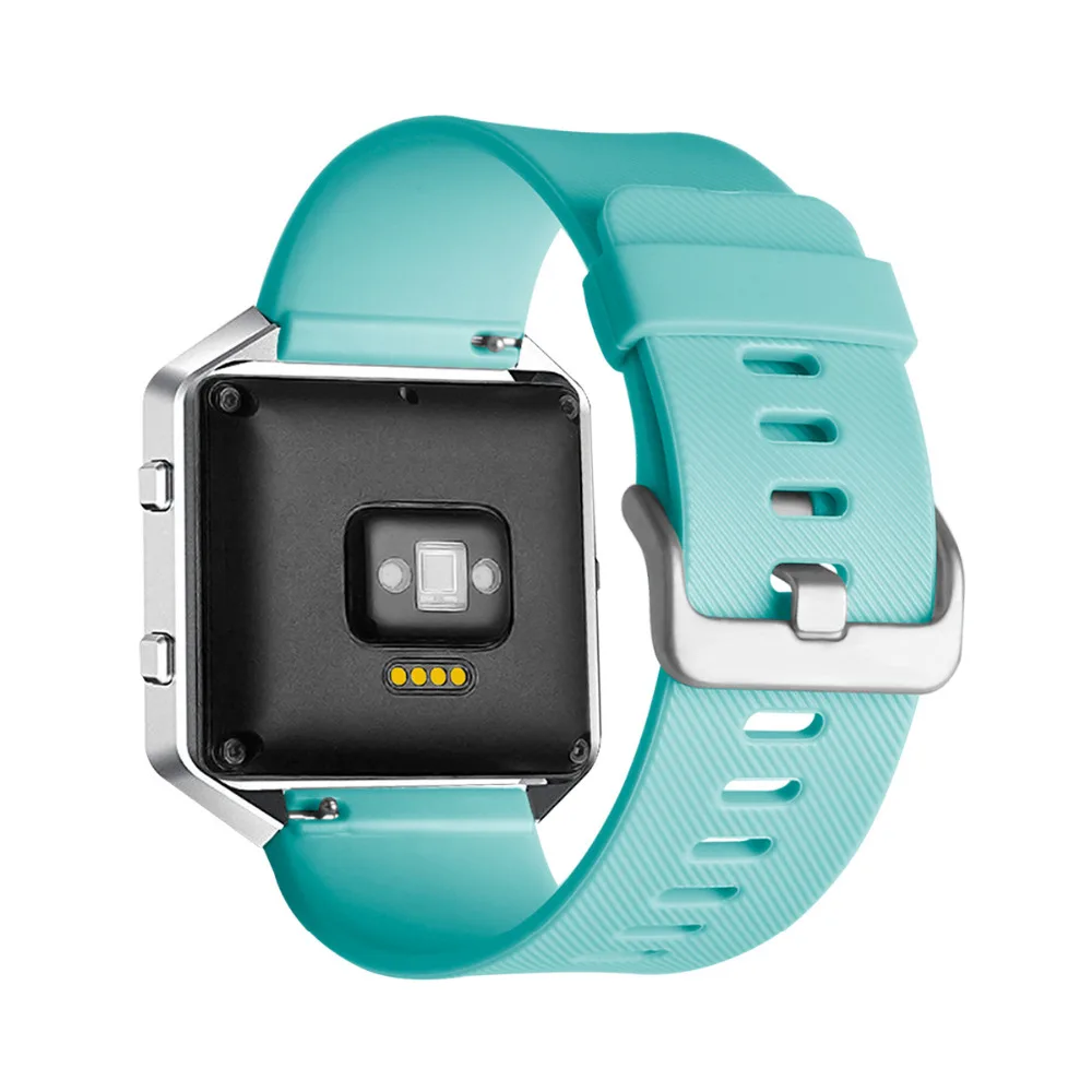 Силиконовый ремешок для fitbit blaze band replacment браслет на запястье ремень Correa smartwatch резиновый ремешок+ металлическая пряжка