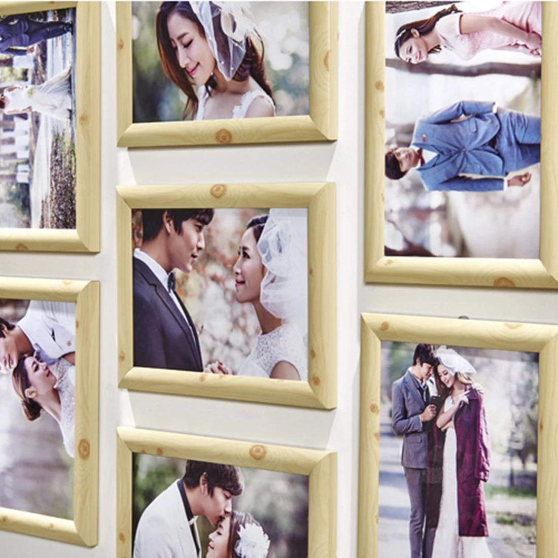 9 шт./компл. DIY рамка для семейной фотографии PVS комплекты для домашнего украшения стены Винтаж Свадебная фоторамка мини рамы для картин для малышей