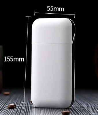 Тонкий женский чехол для сигарет с USB зажигалкой металлическая тонкая коробка для сигарет электронные зажигалки модные аксессуары для курения LFB786