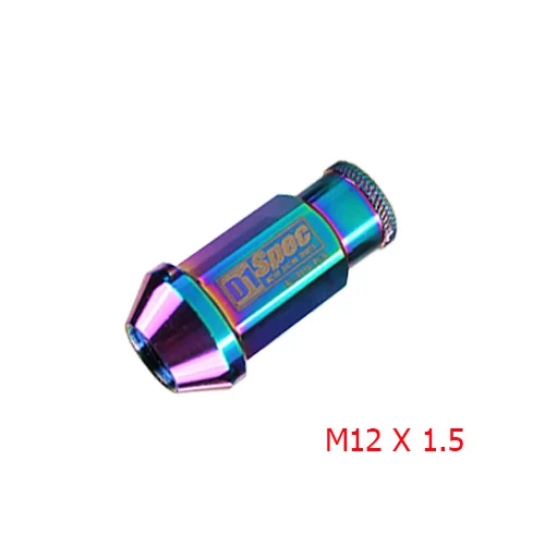 RASTP 20 шт. Neo Chrome M12 x 1 5 алюминиевая винтовая крышка внешний декор болтовые диски