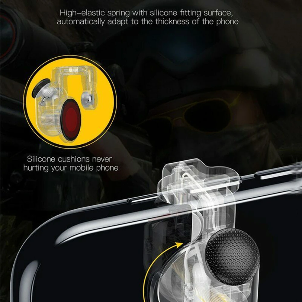 Для геймпада PUBG джойстик игровой триггер умная кнопка стрельбы L1R1 контроллер для