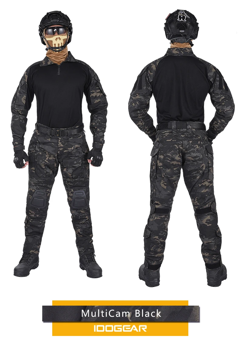 IDOGEAR Ghillie костюм зимняя охотничья одежда Gen3 боевая униформа Пейнтбол страйкбол тактический BDU Мультикам камуфляж