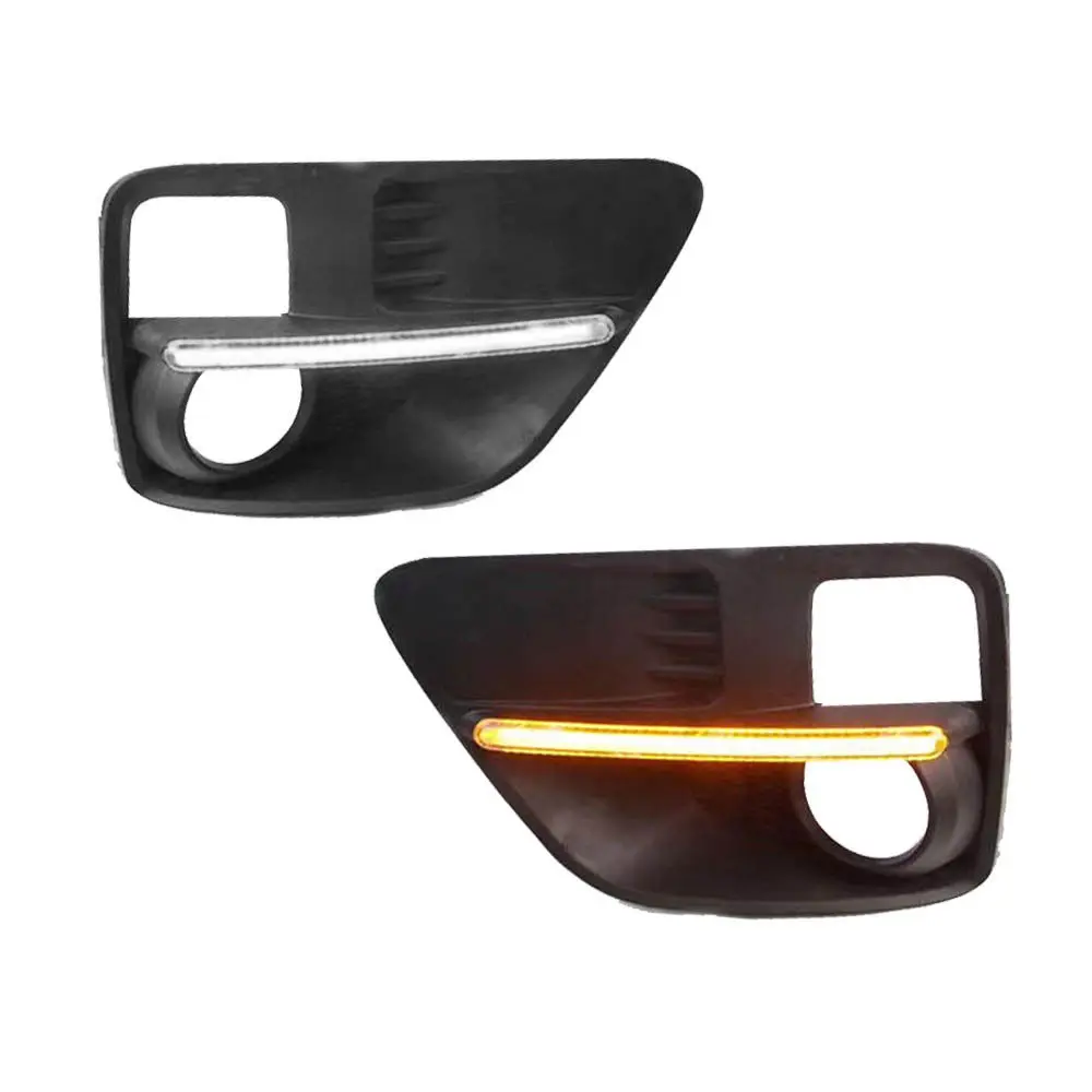 12 В светодиодный DRL бампер противотуманная фара крышки лицевой панели дальнего