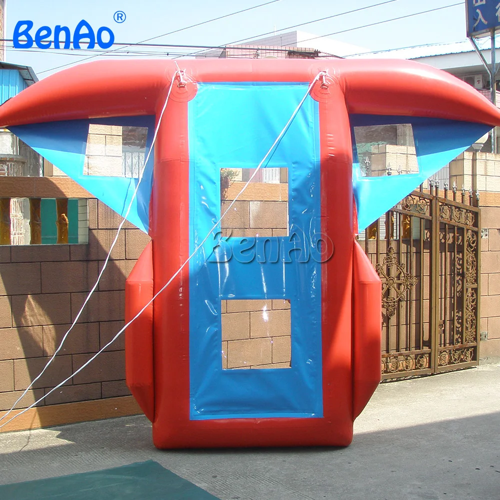 B021 BENAO Бесплатная доставка 0 6 9 мм ПВХ надувная летающая рыба трубка буксируемая