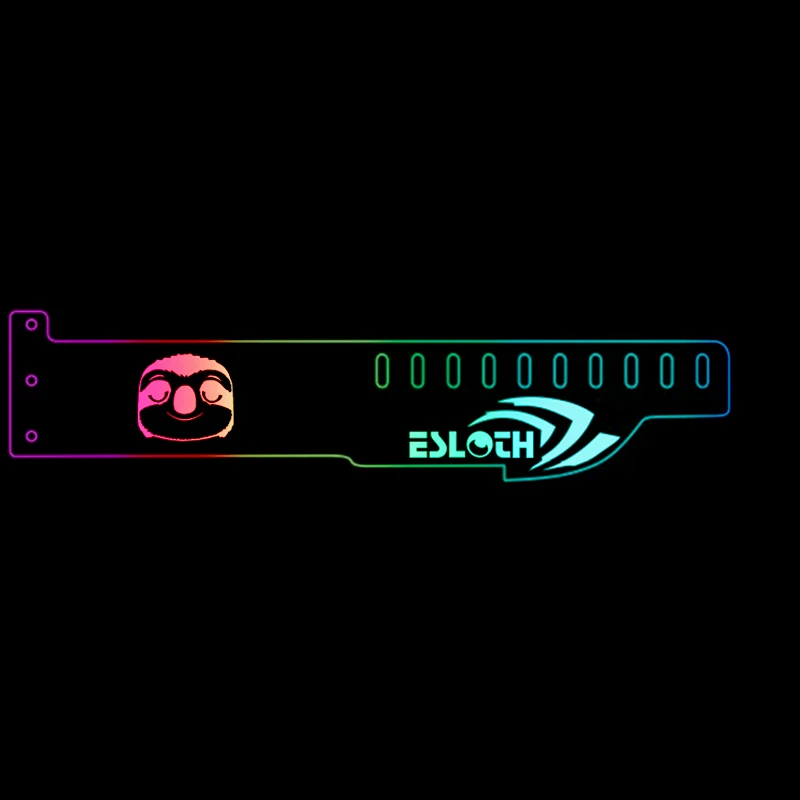 

Newest RGB LED Controlle Luminous Computer Main Box For GTX MSI NVIDIA Graphics Cards Support Frame Display Card PCI Connectors