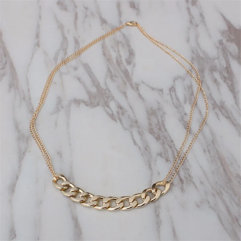 1 шт. модная простая универсальная Толстая крупная цепь в стиле панк чокер