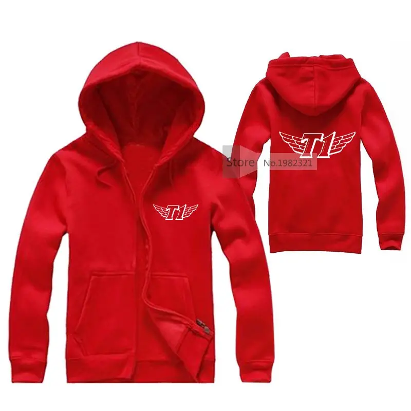 Мужские толстовки с капюшоном Legends Never Die Skt T1 хлопковая толстовка мужская куртка