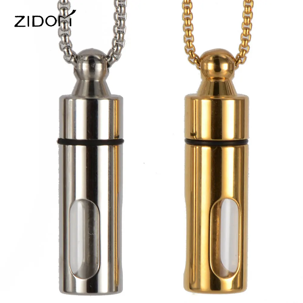 Ожерелье мужское из нержавеющей стали длиной 60 см|necklace with|perfume bottle pendant necklacebottle