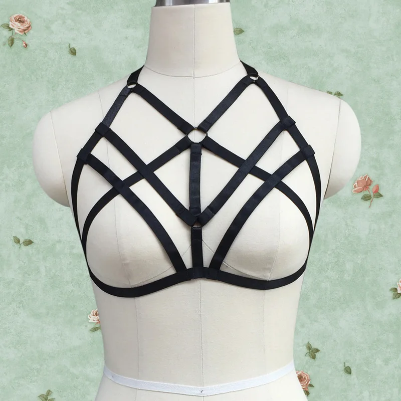 Костюмы на Хэллоуин клетка бюстгальтер упряжка корсет-бондаж для девушек