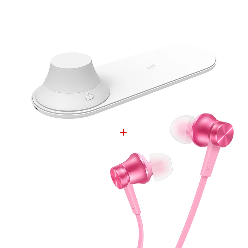 Add Pink Earphone Xiaomi Yee светильник, беспроводной Ночной светильник, зарядное устройство, светодиодный, магнитное притяжение, быстрая зарядка для iPhone, samsung, huawei, Xiaomi Phone - Тип штекера: Add Pink Earphone