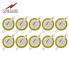 10 шт.лот Wama CR1616 3 в 50 мАч сварочные батареи вкладки 2 контакта Bluetooth часы аксессуары Кнопочная батарея