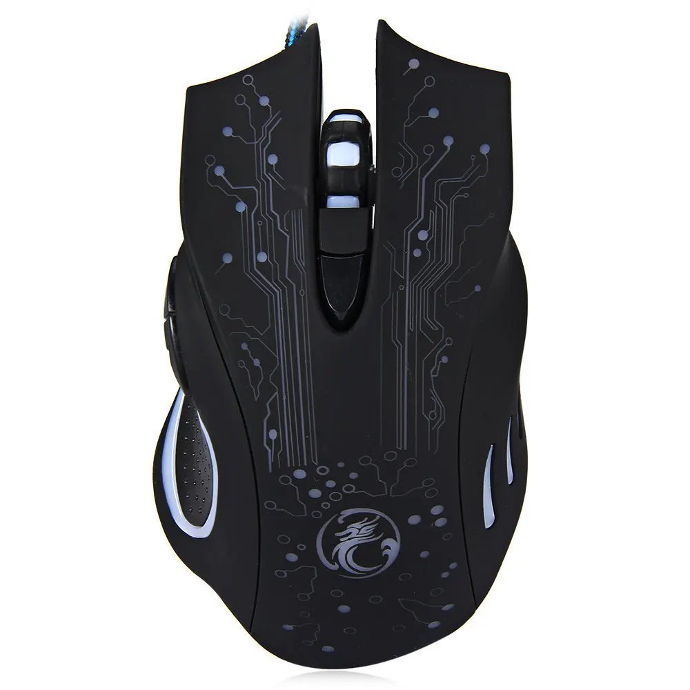 Игровая мышь iMice, Проводная компьютерная мышь, USB Gamer iMice, 5000 dpi, PC Mause, 6 кнопок, эргономичная Волшебная игровая мышь X9 для ноутбука