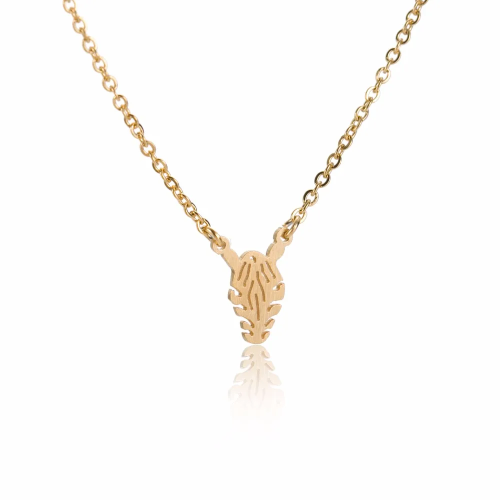 Милое дизайнерское ожерелье из нержавеющей стали с головой зебры для женщин