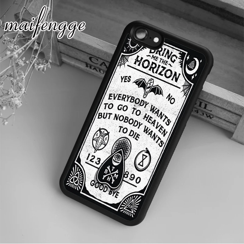Maifengge Great BMTH Ouija Board BnW чехол для iPhone 5 6 6s 7 8 plus X XR XS max 11 12 Pro Samsung Galaxy S7edge S8 S9 S10|Бамперы| |