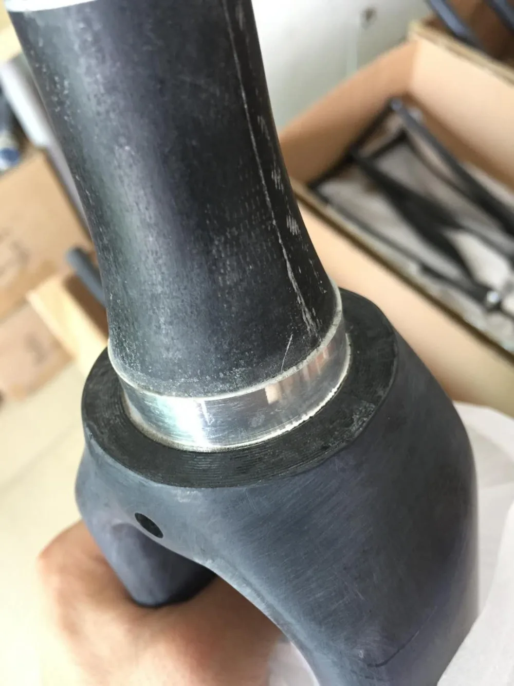 Крутая цена 700c полностью углеродный конический дорожный велосипед вилка V тормоз