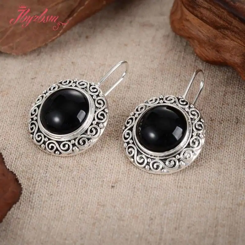 1 шт. женские тибетские серебряные бусины с бирюзовым камнем 14 мм 22 | Украшения и