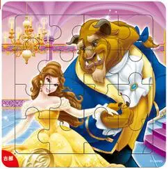 Infant Puzzle Дисней Замороженные Микки Минни Маус Русалка София Пух медведь печатных головоломка обучения интересные деревянные игрушки для детей - Цвет: Infant Puzzle