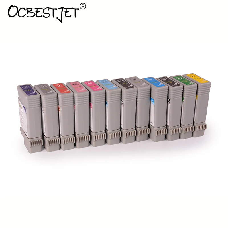 PFI-101 130ML Compatible Ink Cartridge Full With 130ML Pigment Ink Inside For Canon IPF-5000 Printer 12 Colors