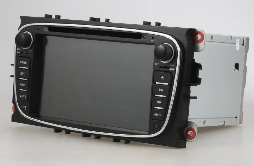 Четырехъядерный 1024*600 2 Din Android 5.1.1 автомобильный DVD GPS навигатор для Ford Mondeo S-Max Cmax Focus