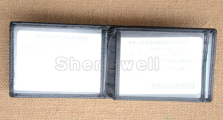 Чехол из натуральной коровьей кожи Для водительских прав с логотипом|card case|card case