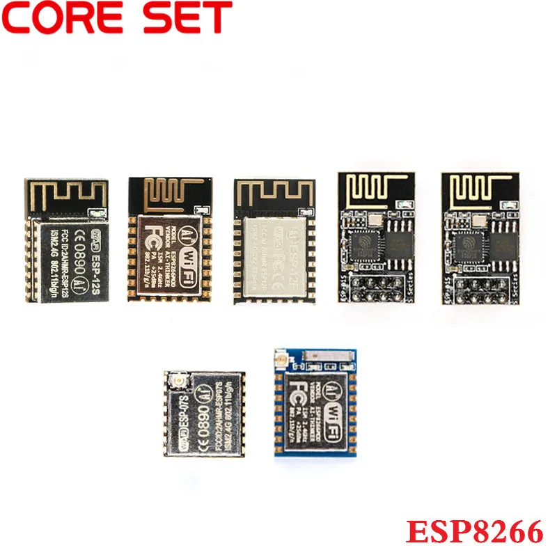 ESP 01 01S ESP8266 Серийный порт WIFI беспроводной модуль 07 07S 12S 12E 12F чип трансивер|Детали и