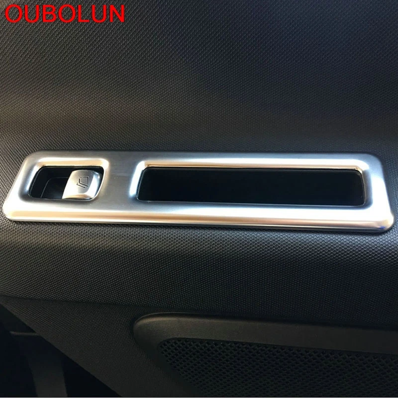 Для Мерседес-Бенц ВИТО 2016 Декоративная полоска панели выключателя кнопки регулировки окна интерьера из АБС пластика с хромированной отделкой наклейки на пластине.
