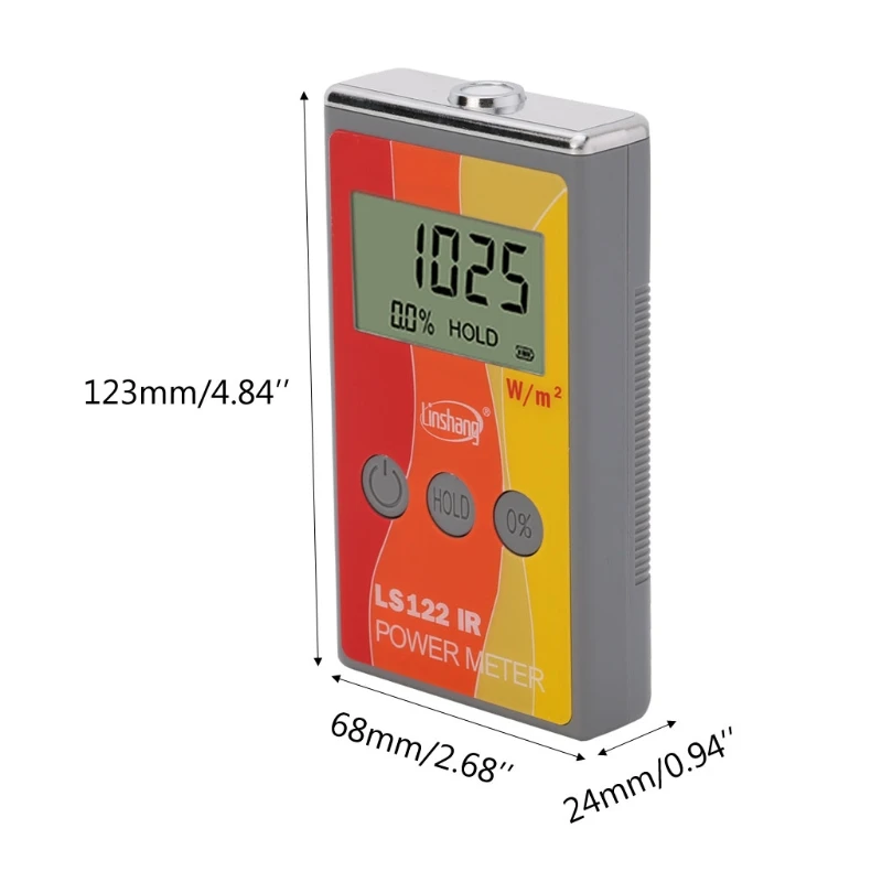 LS122 Ручной ИК измеритель мощности тест инфракрасная интенсивность яркость с