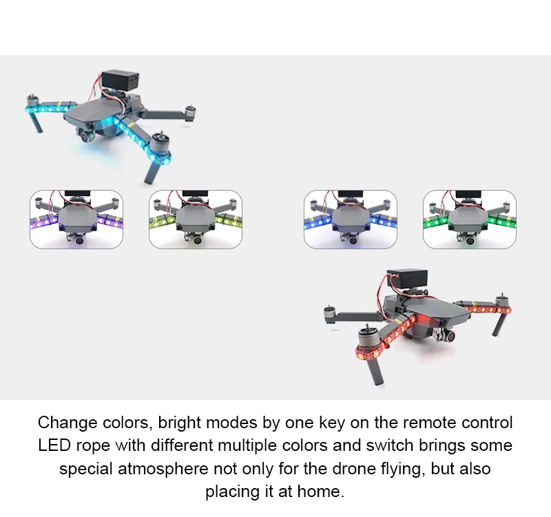 Startrc DJI mavic pro platinum combo Дрон Квадрокоптер с Запчасти для фотоаппаратов Аксессуары проблесковые светодиодные фонари на руку части