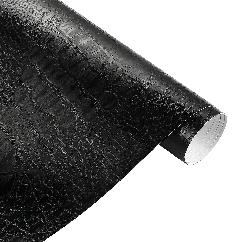 50*200 см Водонепроницаемая виниловая пленка из ПВХ с крокодиловой текстурой