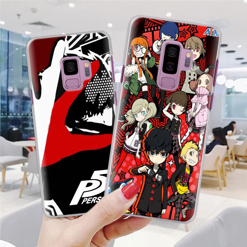 P5 P Persona 5 чехол для телефона для samsung Galaxy S10e S10 плюс S7 S8 S9 Plus, Note 8, 9, 10, плюс S10 5G M20 M30 жесткий чехол Coque