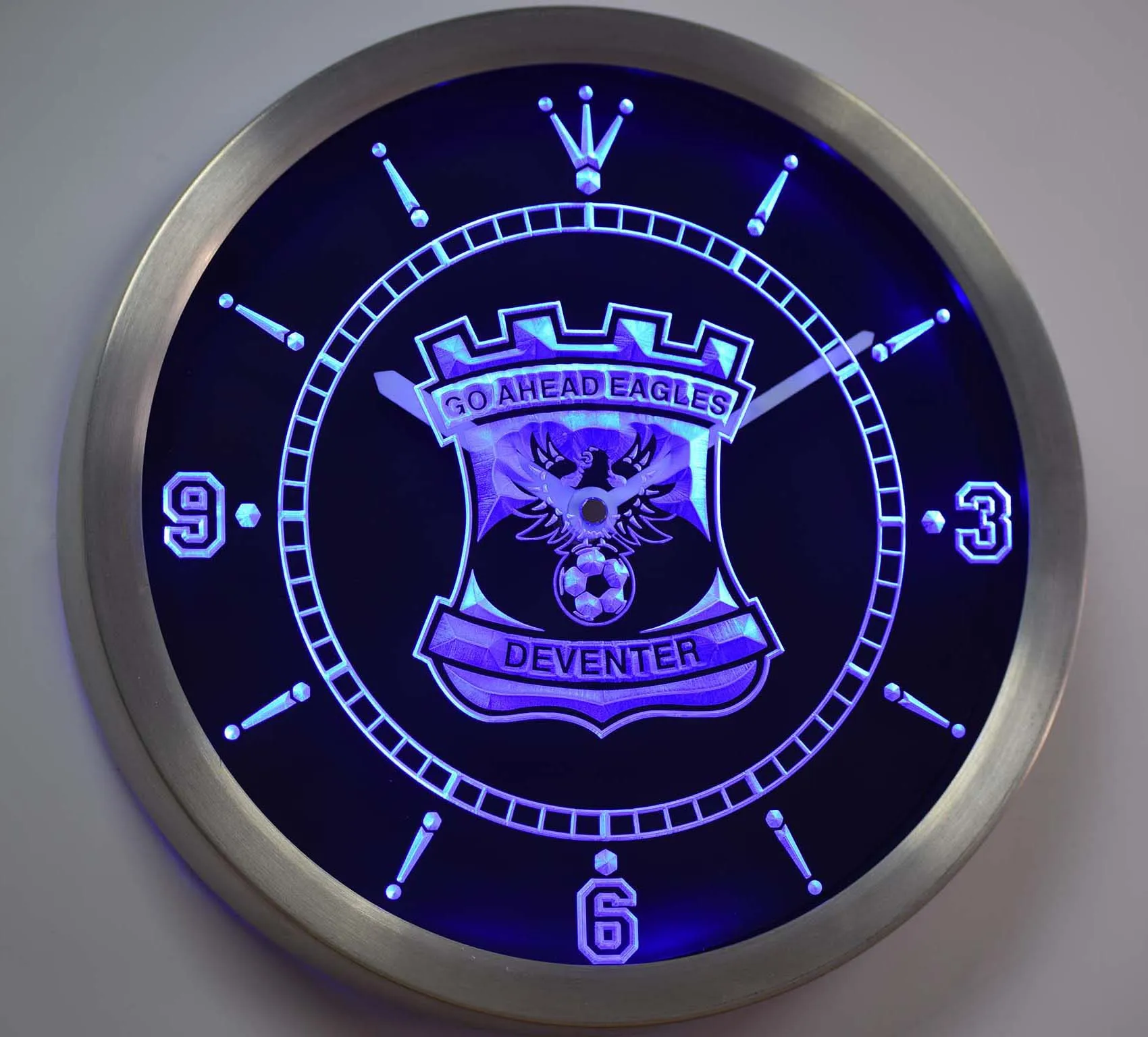 Неоновые светодиодсветодиодный настенные часы nc1027 с орлами|wall clock|led wall clockclock clock |