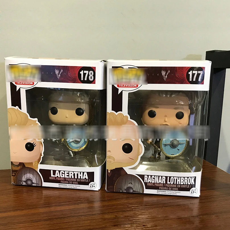Фигурка героя FUNKO POP Vikings Ragnar Lothbrok и Lagertha модель Funco 177 178 # коллекционные фигурки