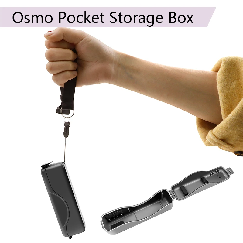 

Portable Waterproof Case Stable Storage Box Hard Shell Protection Bag Handheld Gimbal Camera Accessories for DJI Osmo Pocket