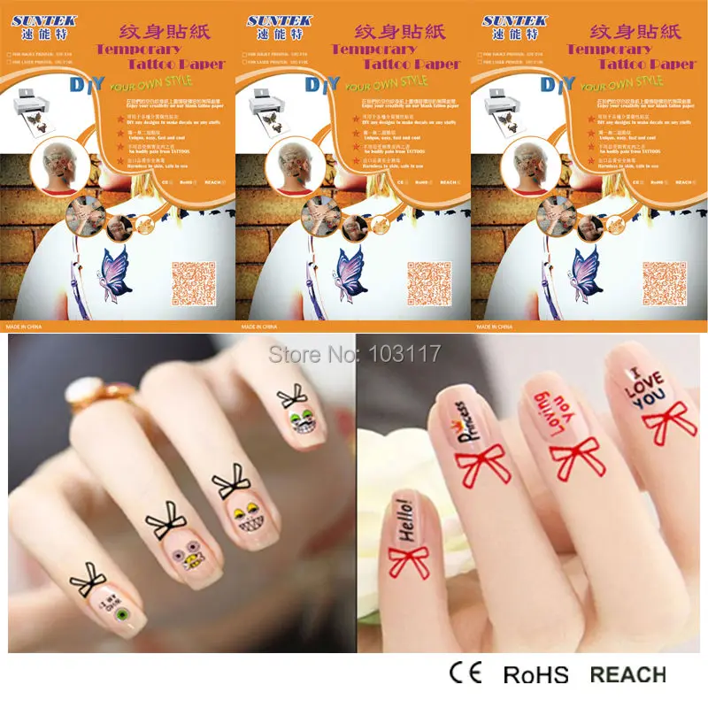 Временные тату наклейки пленки бесплатная доставка пустая переводная бумага