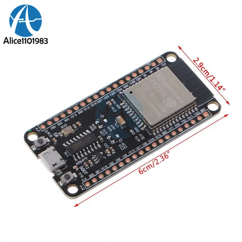 Макетная плата ESP32 CH340G с Wi Fi и Bluetooth модуль 2 4 ГГц сверхнизкое энергопотребление