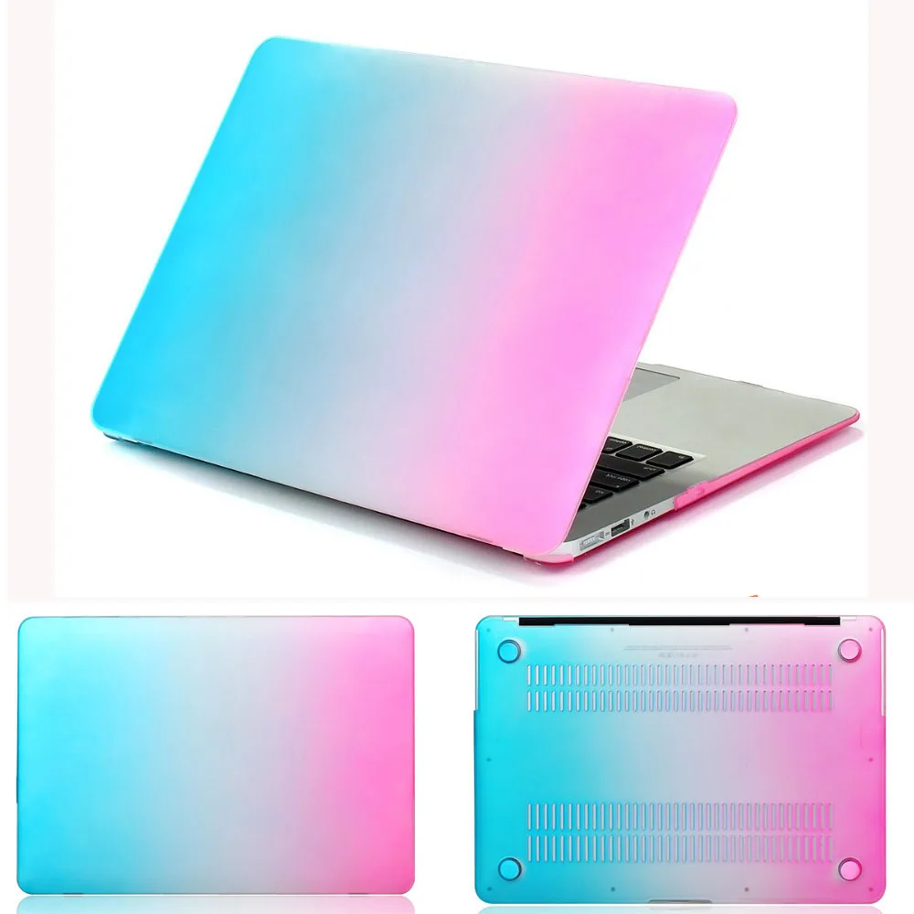 Радужный чехол для Apple Macbook Air Pro retina 11 12 13 15 16 Mac 6 3 4 ноутбука|Сумки и чехлы