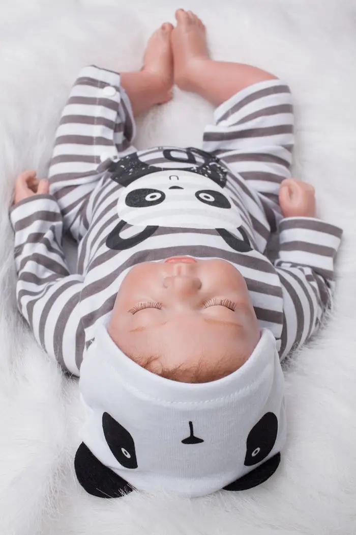 Реалистичные куклы реборн из натуральных волос мягкие силиконовые Реборн 22