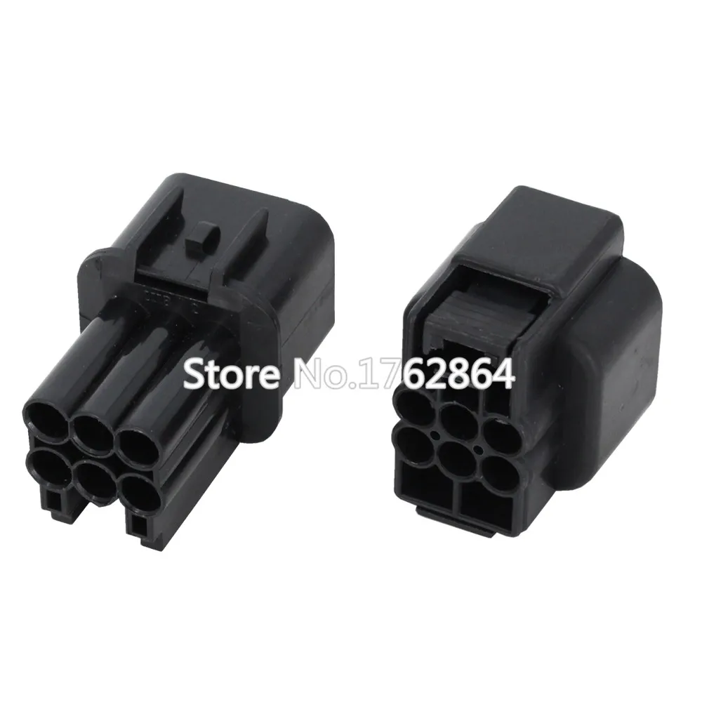 6-контактный мужской автомобильный водонепроницаемый пластиковый электронный