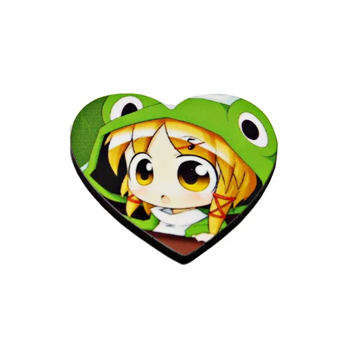 Сублимационные пустые магниты на холодильник &quotсделай сам&quot деревянные сердца