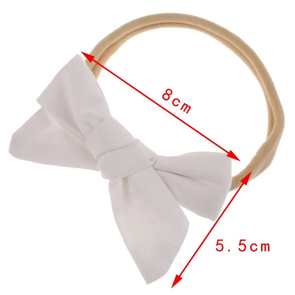 1 шт. нейлоновая повязка на голову для девочек Эластичная головная с бантиком