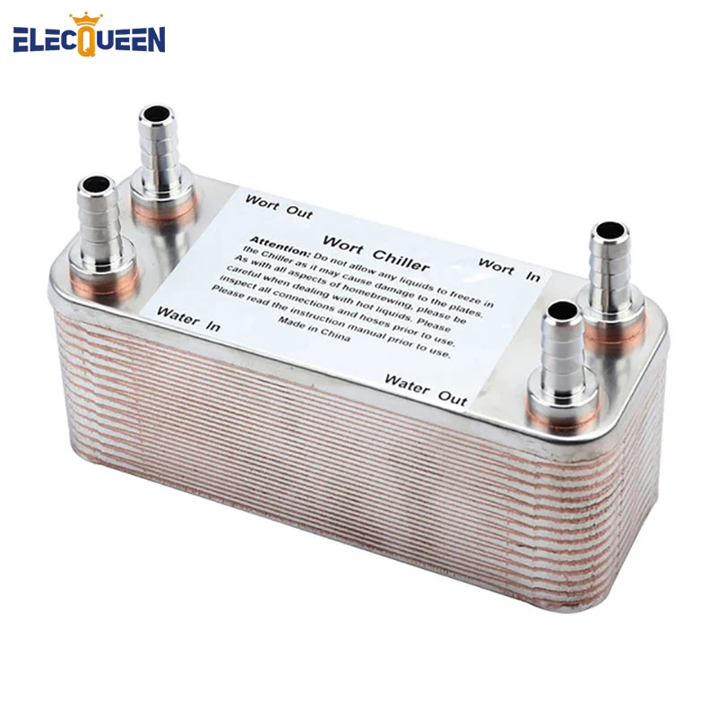 Пластинчатый теплообменник из нержавеющей стали охладитель сусла новый 30