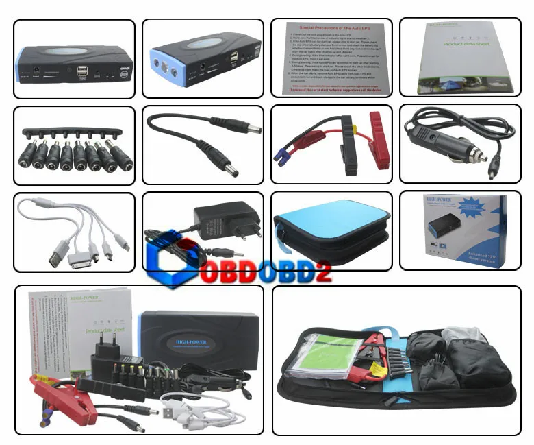 Высокая Мощность 38000 мАч Автомобиль Скачок Стартер Срочно Дизельный Бензиновый